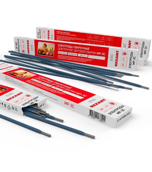 Электрод Rexant 450 мм MP-3C 4 мм пачка 5 кг