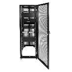 Шкаф серверныйЦМО! ПРОФ напольный 42U (800x1200) дверь перфорированная 2 шт., черный, в сборе (ШТК-СП-42.8.12-44АА-9005), фото6