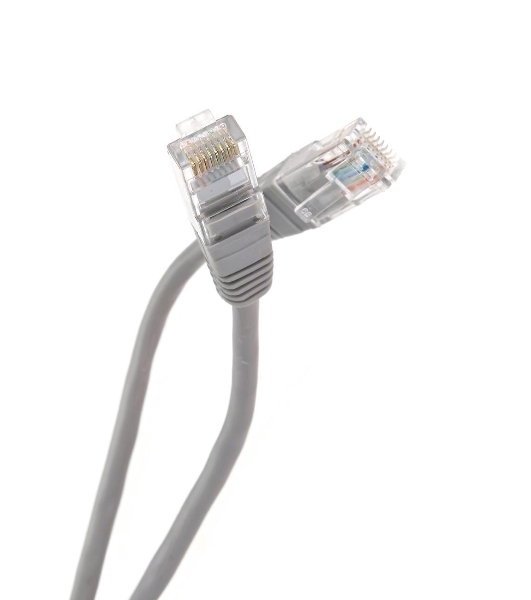 Патч-корд 2м 'Telecom' UTP cat.5е RJ45, литой, серый, NA102--2M