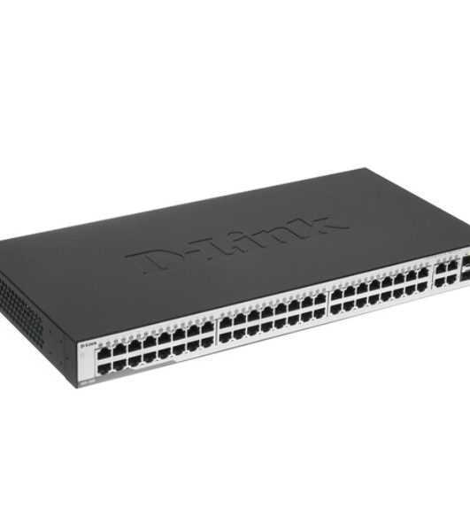 Коммутатор D-Link DGS-1052/A1A, 48×1 Гбит/с, неуправляемый