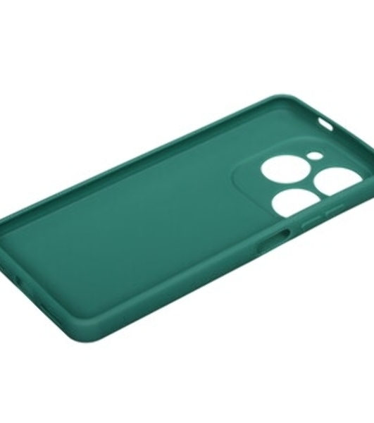 Чехол (клип-кейс) BoraSCO для Tecno Spark 20/20C/Go 2024/Pop 8 Microfiber Case зеленый опал