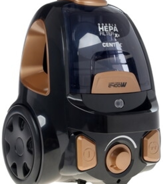 Пылесос Centek CT-2534 черный/бронзовый, 450/2400 Вт, уборка сухая, пылесборник контейнер 2 л