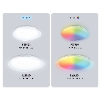 Светодиодный светильник Ambrella light FZ1610 FR матовый IP20 40W 3000-6500K+RGB 410*100 (ПДУ ИК), фото11