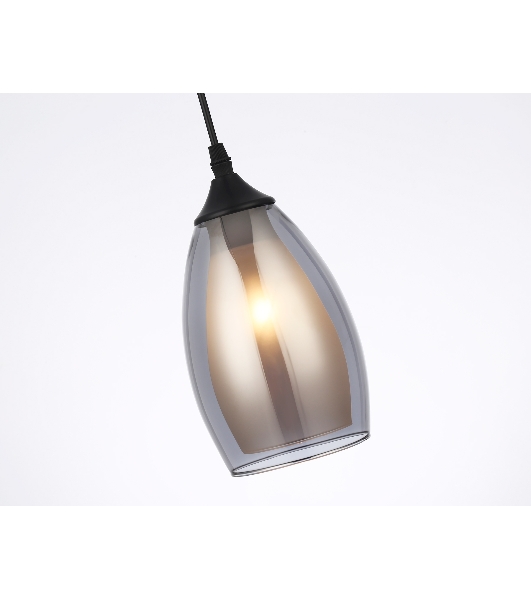 Светильник Ambrella light TR3535 BK/SM/FR черный/дымчатый/белый матовый E27 max 40W D120*800