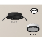 Комплект встраиваемого светильника Ambrella light XC6513060 SBK/FR черный песок/белый матовый MR16 GU5.3 (C6513, N6221), фото 1