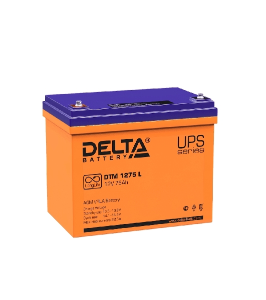 Батарея для ИБП Delta DTM 1275 L (12V, 75Ah)