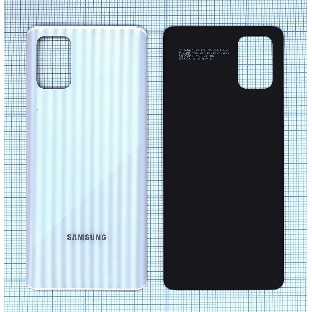 Задняя крышка для Samsung A715F Galaxy A71 (2019) серебристый