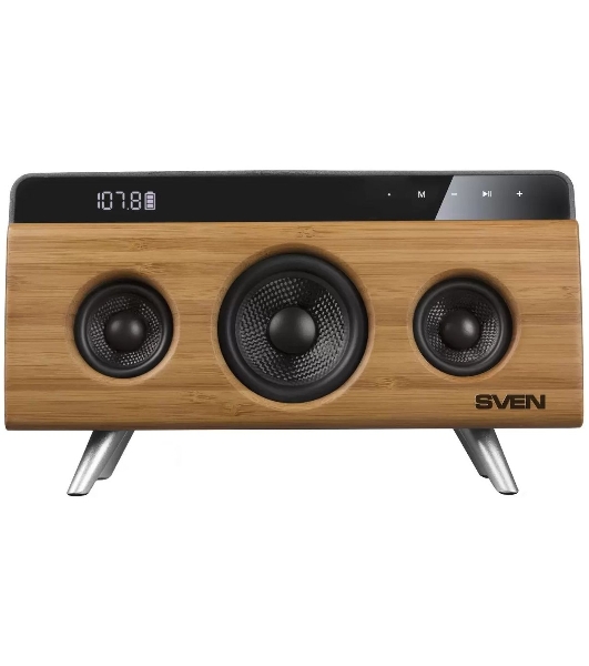 Портативная колонка SVEN АС HA-930,30Вт, дерево