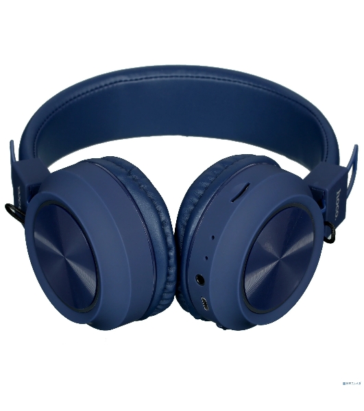 Беспроводные/проводные наушники Hoco W25 синий, полноразмерные, Bluetooth + проводной, до 12 ч.