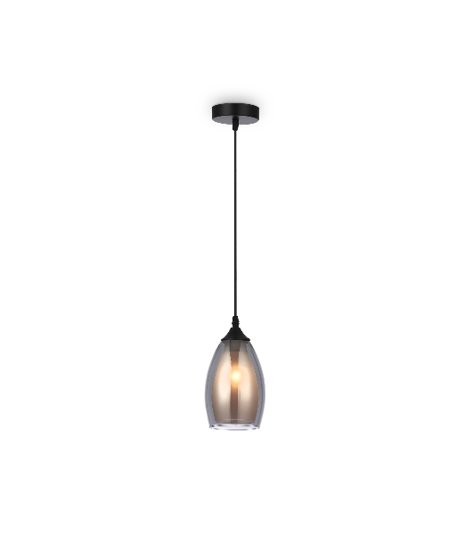 Светильник Ambrella light TR3535 BK/SM/FR черный/дымчатый/белый матовый E27 max 40W D120*800