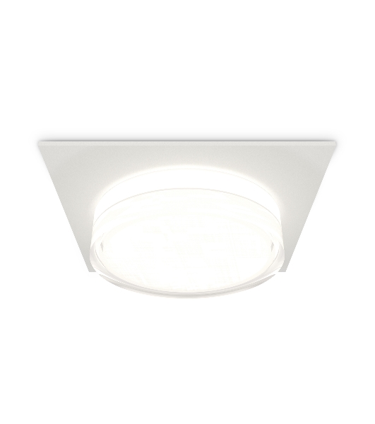Комплект встраиваемого светильника Ambrella light XC8061022 SWH/FR/CL белый песок/белый матовый/прозрачный GX53 (C8061, N8399)