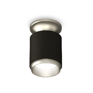 Светильник Ambrella Light XS6302141 SBK/MCH черный песок/хром матовый MR16 GU5.3 (N6904, C6302, N6123)