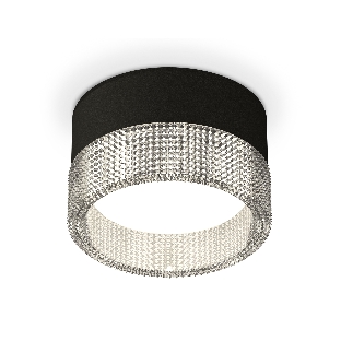 Светильник Ambrella Light XS8102030 SBK/CL черный песок/прозрачный GX53 (C8102, N8480)