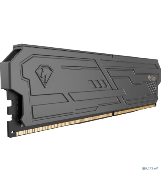 Оперативная память Netac Shadow III, DDR4, 8GB (1x8GB), 3200 MHz, CL16, с радиатором, черный