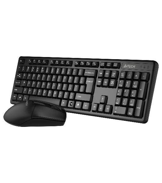 Комплект клавиатура+мышь A4Tech 3330N беспроводной, USB, 1200 DPI, чёрный