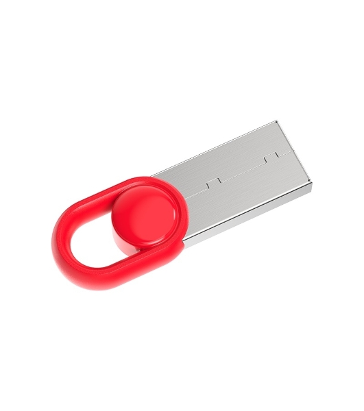 Флешка USB Netac UM2 (NT03UM2N-064G-32RE), 64Gb, USB 3.0, R/W 130/50, серебристый/красный