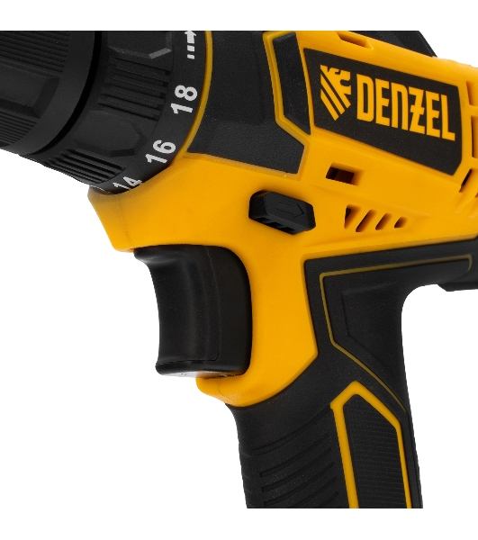 Дрель-шуруповерт Denzel CDL-18-0, 18 В, 0 Ач, 30 Нм, щеточный