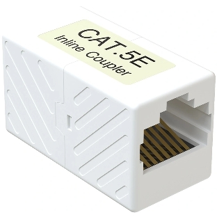 Адаптер Sysmatrix CC RJ45.5EU.WH проходн.RJ45 кат.5E бел.