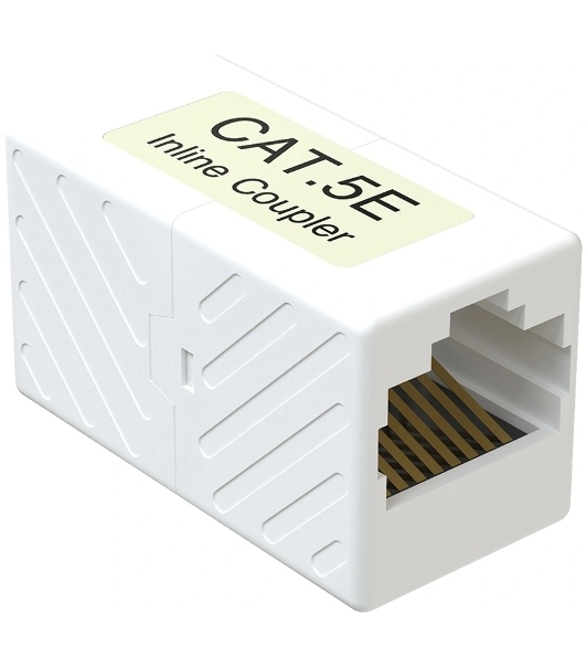 Адаптер Sysmatrix CC RJ45.5EU.WH проходн.RJ45 кат.5E бел.