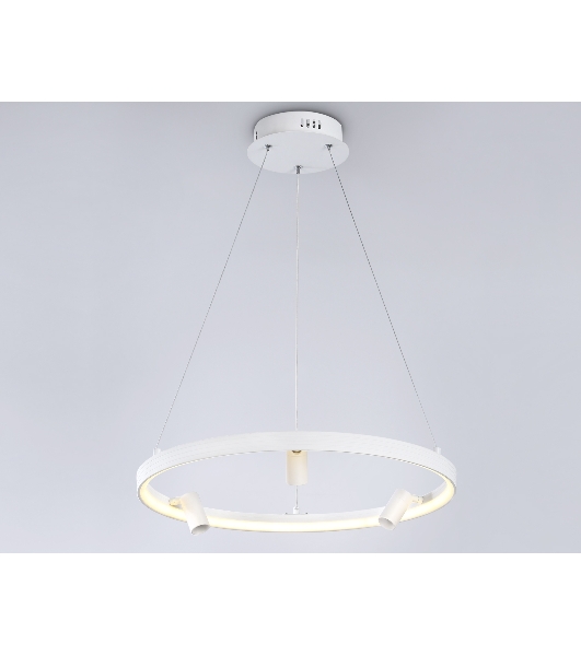 Светильник Ambrella light FL5281/1+3 WH белый 50W 3000K/4200K/6400K+4200K D500*1200 (ПДУ ИК)