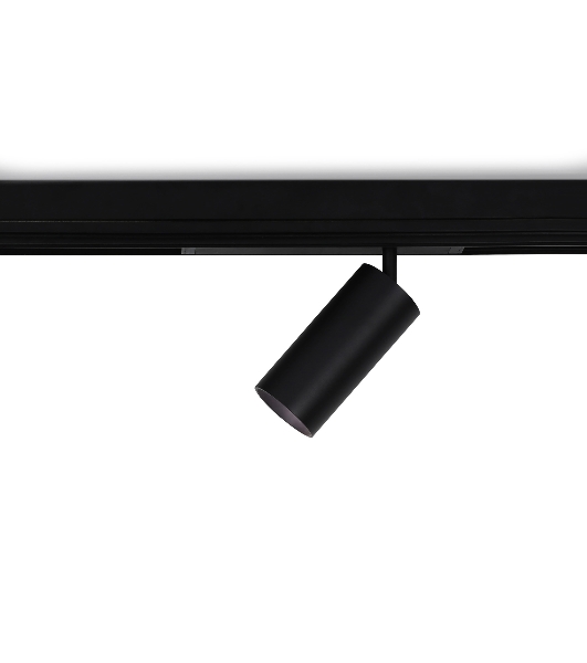 Светильник светодиодный трековый для шинопровода Magnetic Ambrella light GL1640 BK черный IP20 24W 4200K 220V 36° D65*140 (Без ПДУ)