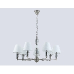 Люстра Ambrella light LH75256/7 SN/FR сатин никель/белый матовый E14*7 max 40W D860*520, фото6