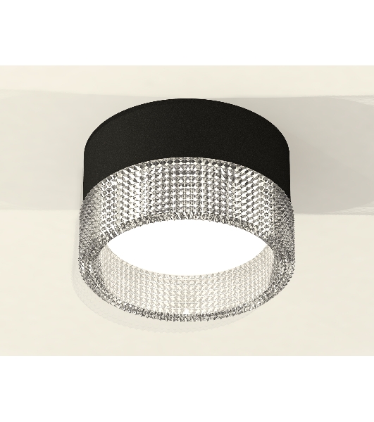 Светильник Ambrella Light XS8102030 SBK/CL черный песок/прозрачный GX53 (C8102, N8480)