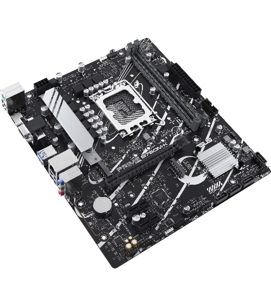 Материнская плата ASUS PRIME B760M-K, LGA 1700, Intel B760, 2xDDR5, 4xSATA, 2xM.2, 1xPCIe 4.0 x16, 2xPCIe x1, 1xHDMI, 1xVGA, 1x 2.5Gb LAN, 2xUSB-A 3.2 Gen 1, 2xUSB-A 2.0, 3x3.5 мм, 7.1, mATX