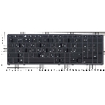 Клавиатура для ноутбука HP ZBook 15 G3 17 G3 черная с подсветкой с указателем, фото2