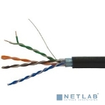 Кабель витая пара F/UTP cat.5e 4х2х24AWG solid CU PE Outdoor Standard черный, фото2