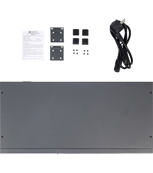 Коммутатор Unmanaged Switch 16x1000Base-T PoE, 2x1000Base-X SFP, PoE Budget 200W, Long-range PoE up to 250m, 19' w/brackets