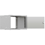 Шкаф коммутационный NTSS LIME (NTSS-WL6U5545GS) настенный 6U 550x450 мм пер. дв. стекл несъемн. бок. пан. 30 кг серый 110 град., фото4
