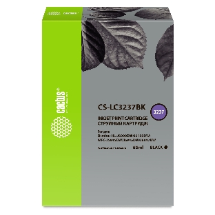 Картридж струйный Cactus CS-LC3237BK черный (65 мл) для Brother HL-J6000DW/J6100DW