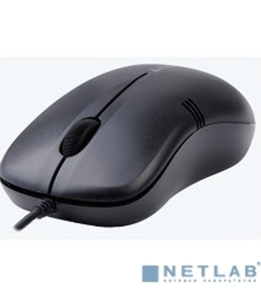 Мышь проводная A4Tech OP-560NU черный, 1200 dpi, USB, кнопки - 3