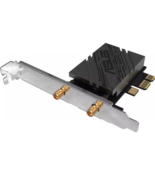 Сетевой адаптер Wi-Fi + Bluetooth Asus PCE-BE92BT BE9400 PCI Express (ант.внеш.несъем.) 2ант.