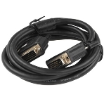 Кабель DVI-D dual link Cablexpert CC-DVI2L-BK-6, 25M/25M, 1.8м, CCS, черный, экран, феррит.кольца, пакет, фото6