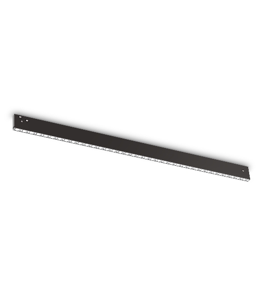 Трековый светильник GL2345 BK черный IP20 30W 3CCT 3000-6400K 48V 600*10*37