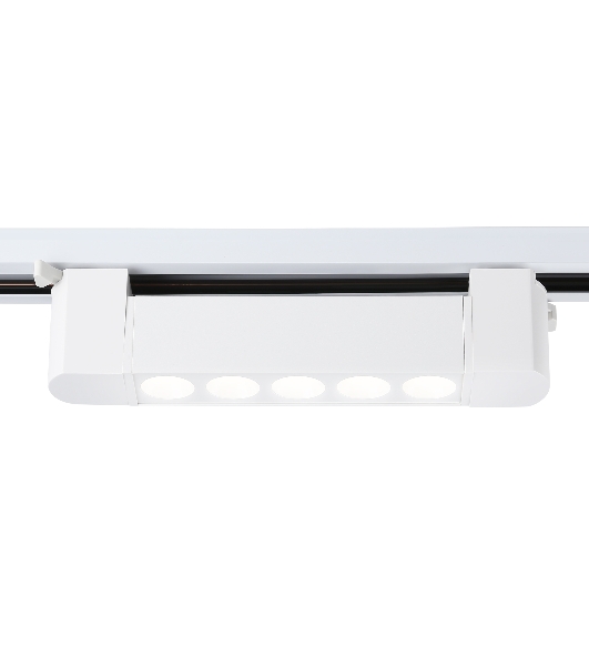 Трековый однофазный светильник Ambrella light GL6700 WH белый IP20 10W 4200K 24° 192*35*57