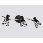 Светильник Ambrella light TR8661/3 BK/GD черный/золото E14/3 max 60W 550*100*170, фото5