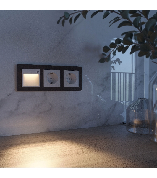 Встраиваемая LED подсветка Werkel W1154601 три режима с датчиком движения (белый)