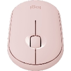Мышь беспроводная Logitech Pebble M350 розовый, 1000 dpi, радиоканал, Bluetooth, USB, кнопки - 3, фото10