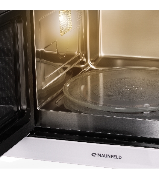 Микроволновая печь встраиваемая Maunfeld MBMO925SGW11 белый, 25 л, 900 Вт, переключатели - сенсор