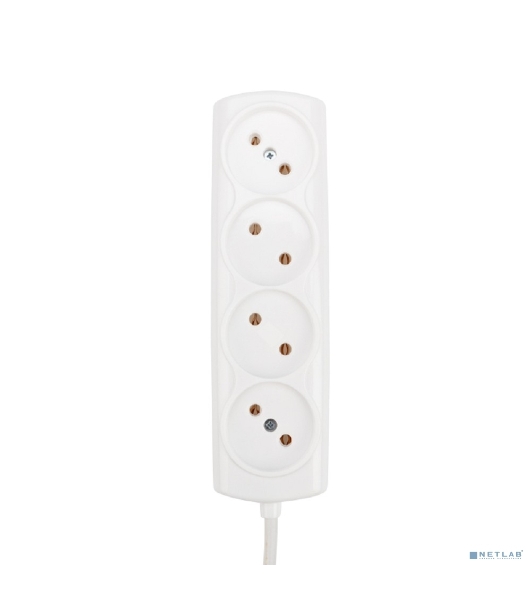 Удлинитель PROconnect OPTIMA 4 гнезда, 7 м, 2х0.75 мм², б/з, белый