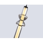 Подвесной светодиодный светильник Ambrella light LH11026/3 BK/SM черный/дымчатый 40W 3000K D380*1720, фото4
