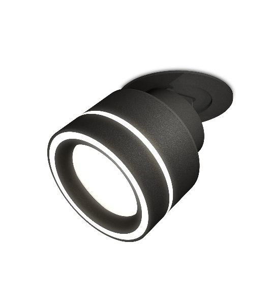 Светильник Ambrella Light XM8102523 SBK/FR черный песок/белый матовый GX53 (A2242, A2106, C8102, N8434)
