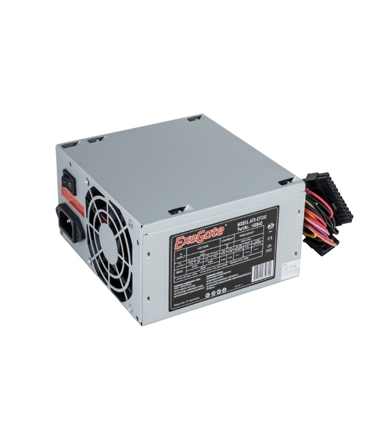 Блок питания ExeGate CP350 (EX169945RUS), 350Вт, ATX, 80мм, серый