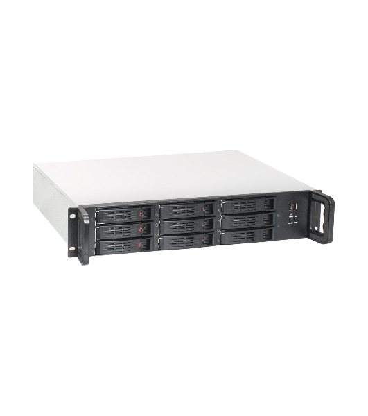 Серверный корпус ExeGate Pro EX285225RUS 2U650-HS09 (RM 19', высота 2U, глубина 650, БП 2U-800ADS, 9xHotSwap, 2*USB)