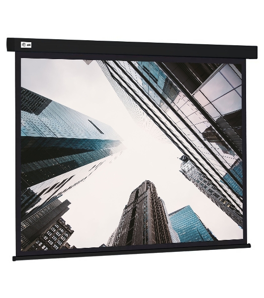 Экран Cactus 124.5x221 см Wallscreen CS-PSW-124X221-BK 16:9 настенно-потолочный рулонный черный