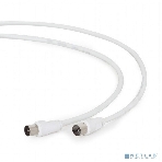 Кабель телевизионный Cablexpert CCV-515-W, Coaxial M/F, белый, 1.8м, фото8
