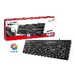 Клавиатура проводная Genius SlimStar 820, черный, USB, 104 клавиши 31310055402, фото3